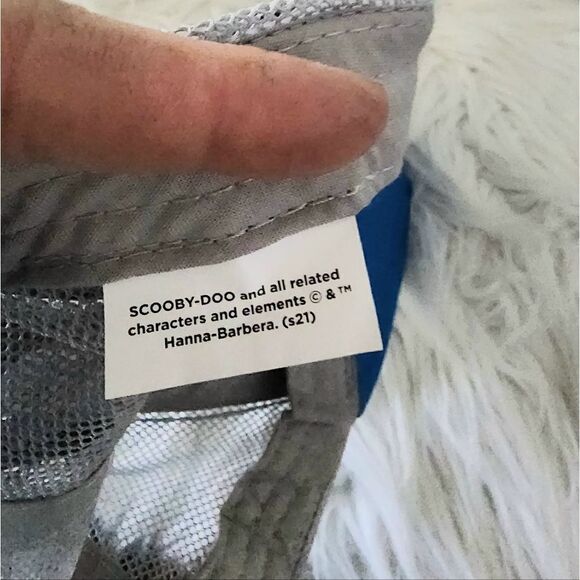 SCOOBY-DOO Men’s Cap Snapback Distressed Hanna-Barbera RUN Mesh Trucker Hat Logo - Picture 4 of 4